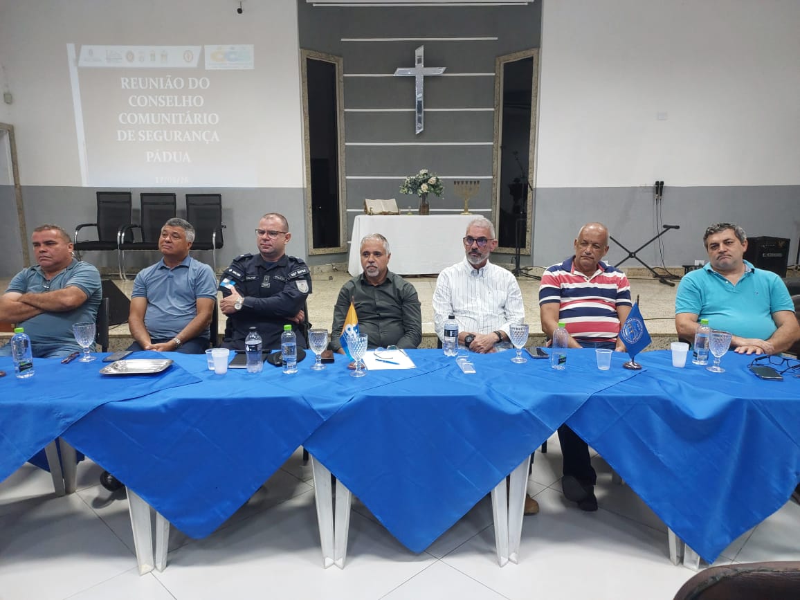 Conselho Comunitário reúne autoridades e cidadãos para debater segurança pública