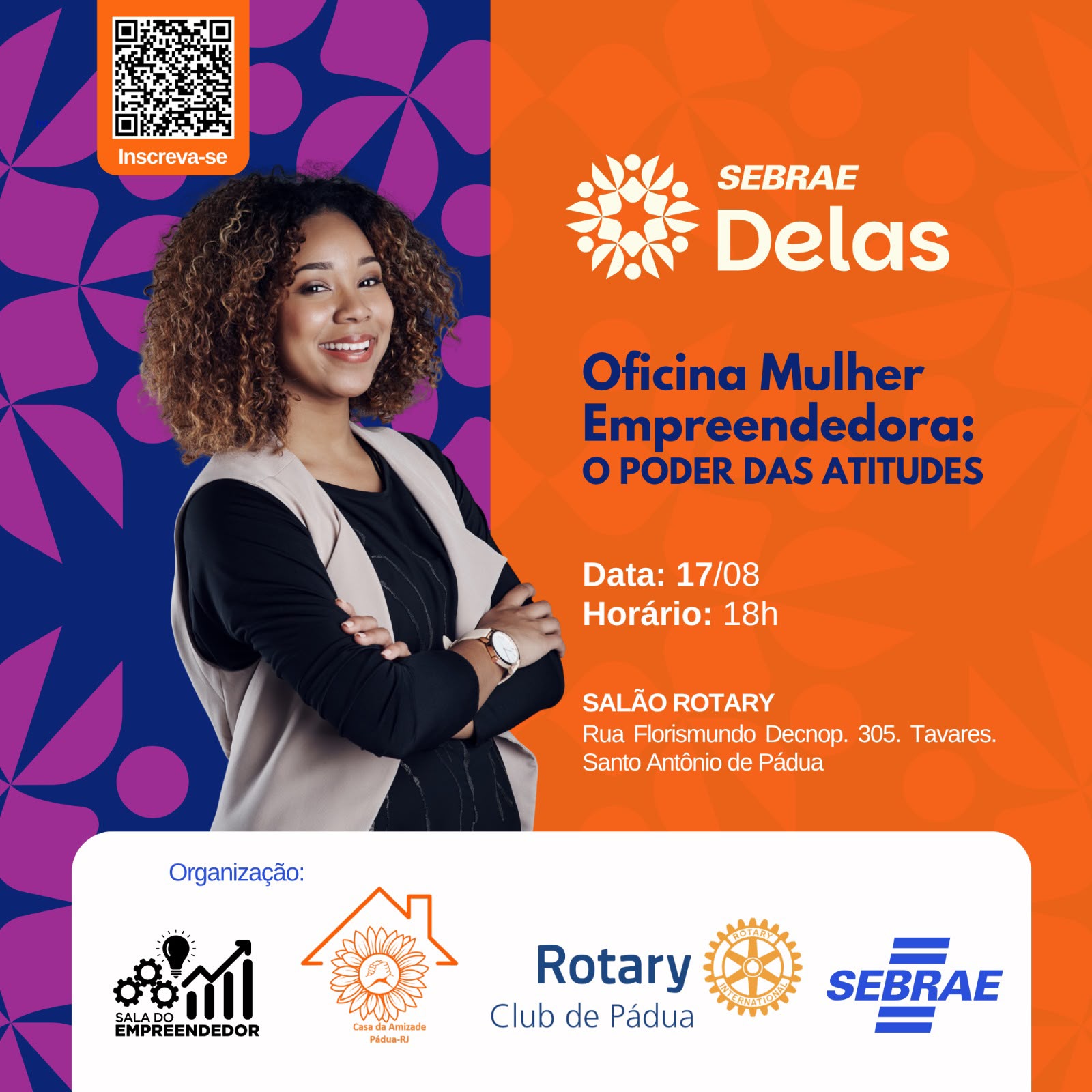 Oficina Mulher Empreendedora: O Poder das Atitudes!